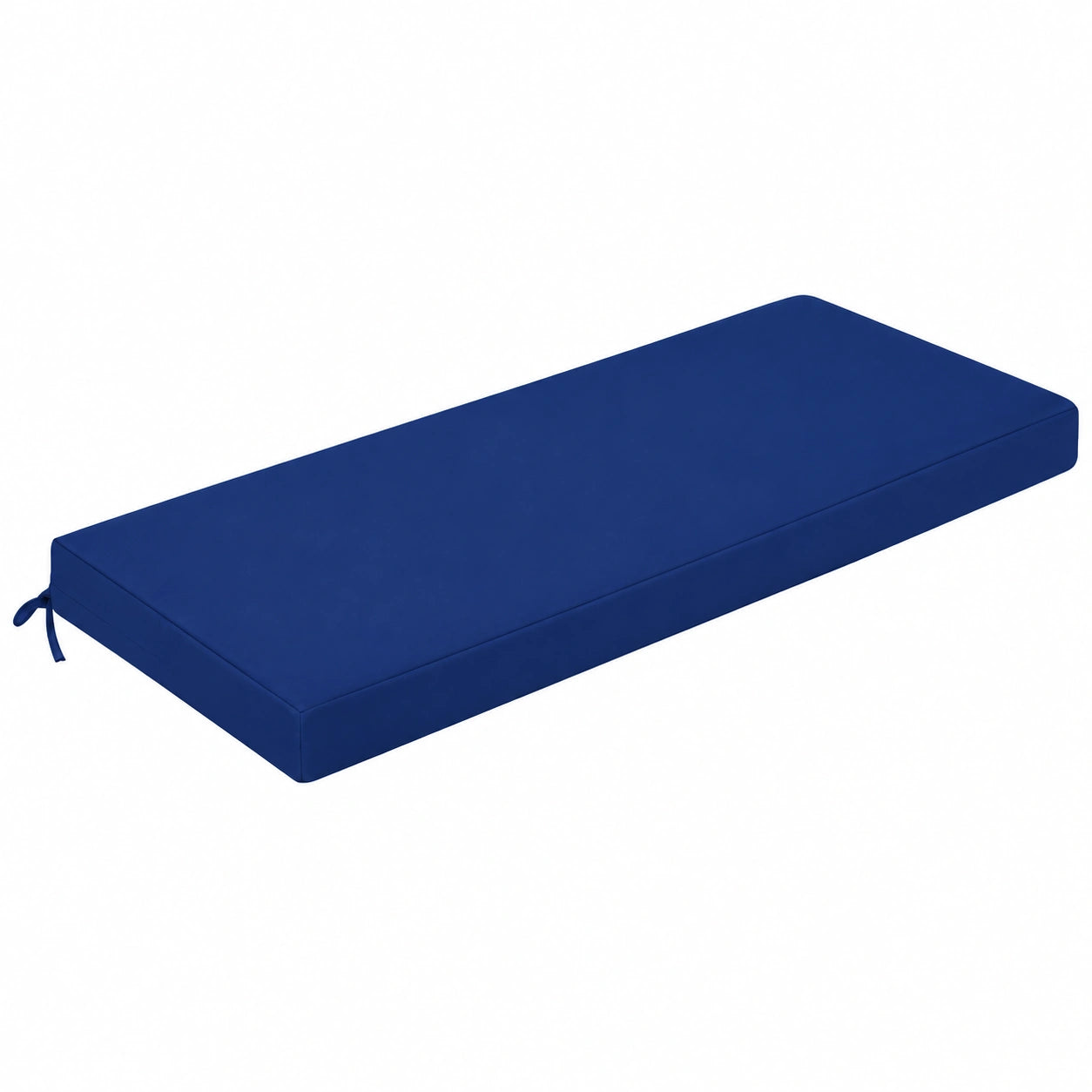 Cojín impermeable para banco de jardín de 2 plazas con lazos