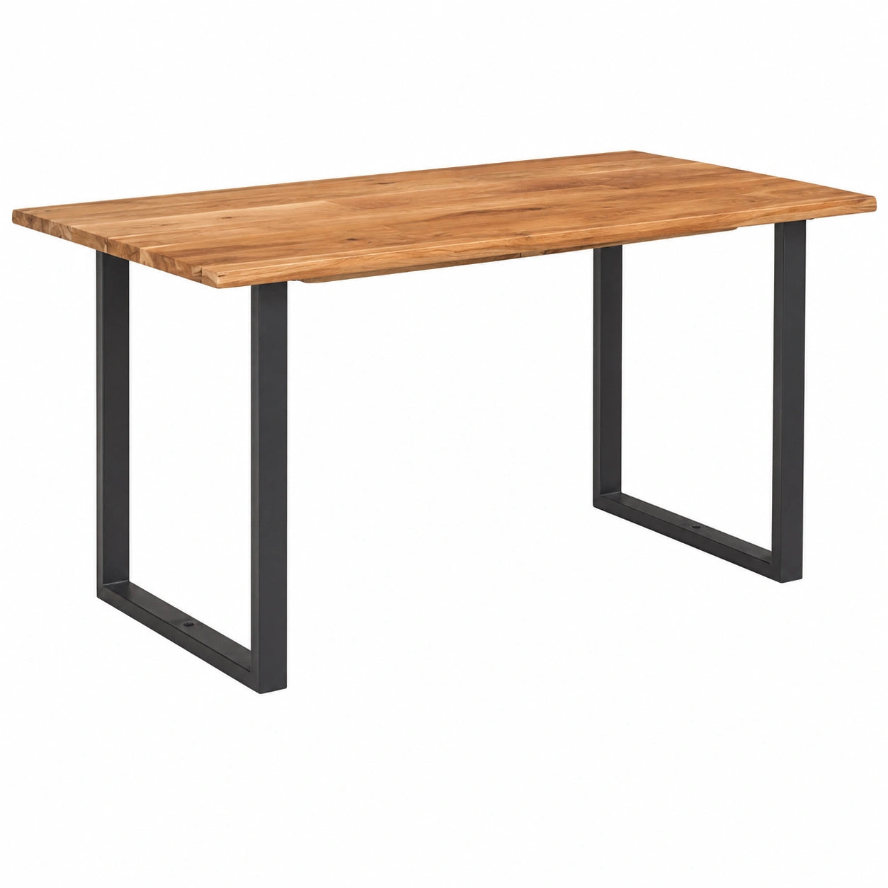 Mesa Extensible de Madera de Acacia para Comedor y Sala de Estar