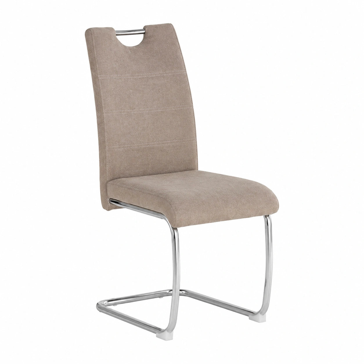 Juego de 4 Sillas de Comedor Modernas - Modelo Marc - Asiento Ergonómico y Patas Metálicas