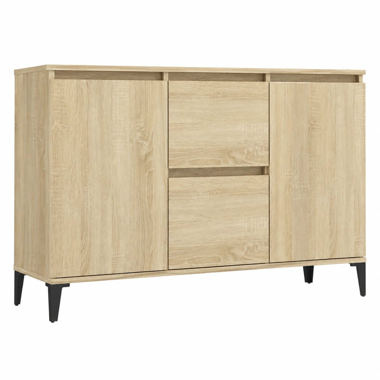 Mesa Consola de Madera Roble Sonoma para Pasillo 104x35x70cm
